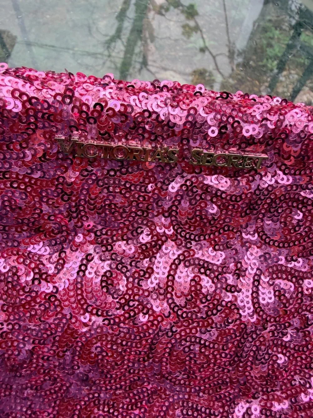Victoria's Secret Pink‎ Sequin Wristlet Clutch